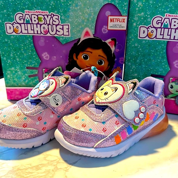 Gabby's Dollhouse Athletic Sneakers Toddler Girls size 7 - Picture 1 of 6